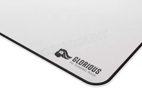 Photo de Tapis de Souris Glorious Stitched Cloth - Taille L (Blanc)