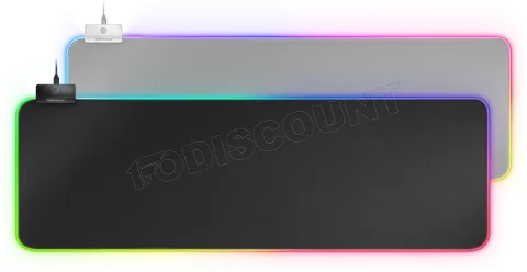 Photo de Tapis de Souris Mars Gaming MMPRGB2 RGB - Taille XXL (Noir)