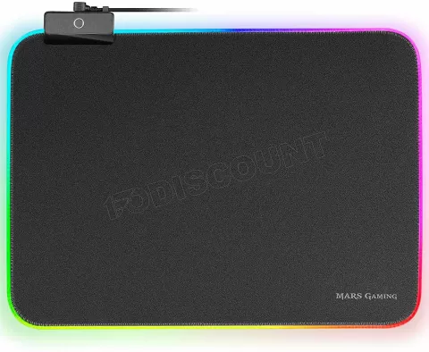 Photo de Tapis de souris Mars Gaming MMPRGBL RGB (Noir)