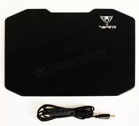 Photo de Tapis de Souris Patriot Viper RGB - Taille M (Noir)