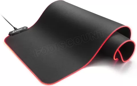 Photo de Tapis de Souris Sharkoon 1337 V2 RGB - Taille XL (Noir)