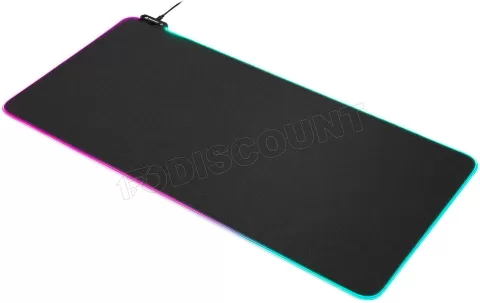 Photo de Tapis de Souris Sharkoon 1337 V2 RGB - Taille XXL (Noir)