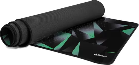 Photo de Tapis de Souris Sharkoon Skiller SGP30 - Taille XXL (Gris/Vert)