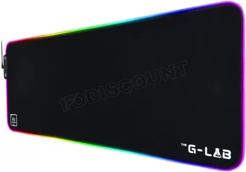 Photo de Tapis de Souris The G-Lab Rubidium RGB - Taille XXL (Noir)