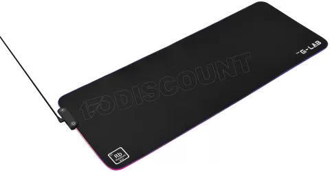 Photo de Tapis de Souris The G-Lab Rubidium RGB - Taille XXL (Noir)