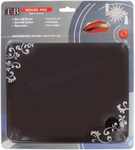 Photo de Tapis de souris T'nB Exclusiv Arabesques (Noir)