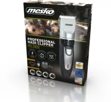 Photo de Tondeuse pour animaux Mesko MS 2826 (Noir/Argent)