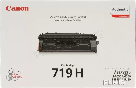 Photo de Toner Canon 719H Noir (6400 pages)