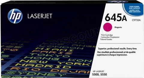 Photo de Toner Magenta HP 645A (C9733A) - 12000 pages