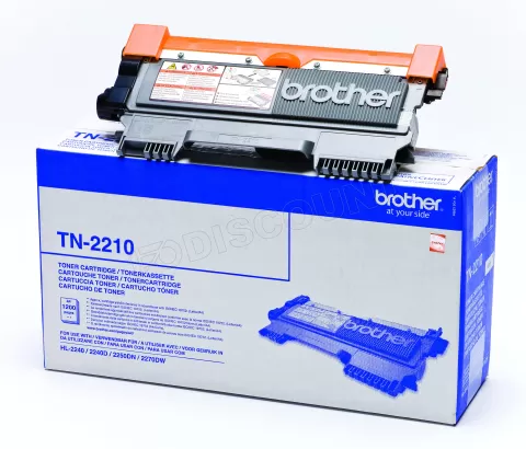 Photo de Toner Noir Brother TN-2210  - 1200 pages