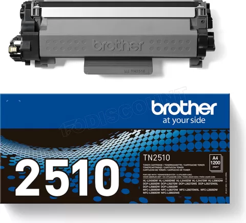 Photo de Toner Noir Brother TN-2510 - 1200 pages