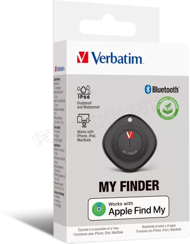 Photo de Tracker Bluetooth porte clé Verbatim My Finder pour Apple (Noir)