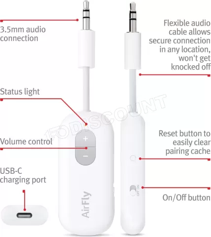 Photo de Transmetteur Bluetooth audio TwelveSouth AirFly