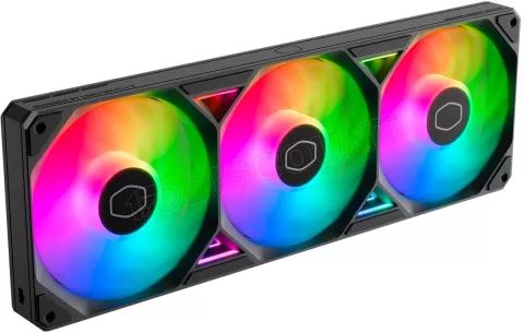 Photo de Triple Ventilateur de boitier Cooler Master SickleFlow Edge RGB - 36cm (Noir)