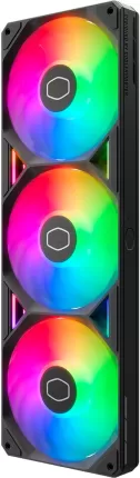 Photo de Triple Ventilateur de boitier Cooler Master SickleFlow Edge RGB - 36cm (Noir)