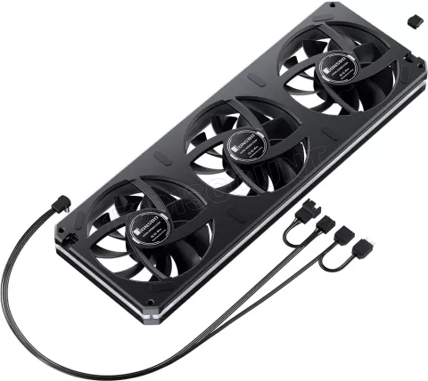 Photo de Triple Ventilateur de boitier Jonsbo XA-360B RGB - 36cm (Noir)