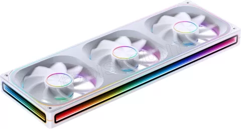 Photo de Triple Ventilateur de boitier Jonsbo XA-360W Reverse RGB - 36cm (Blanc)