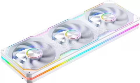 Photo de Triple Ventilateur de boitier Jonsbo XA-360W RGB - 36cm (Blanc)