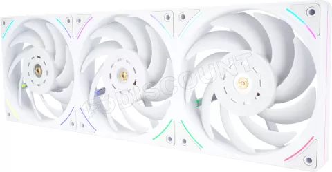 Photo de Triple Ventilateur de boitier Thermalright TL-UB RGB - 36cm (Blanc)