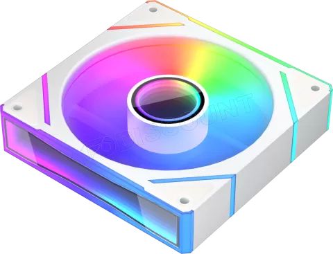 Photo de Ventilateur boitier 1stPlayer FC7 RGB - 12cm (Blanc)