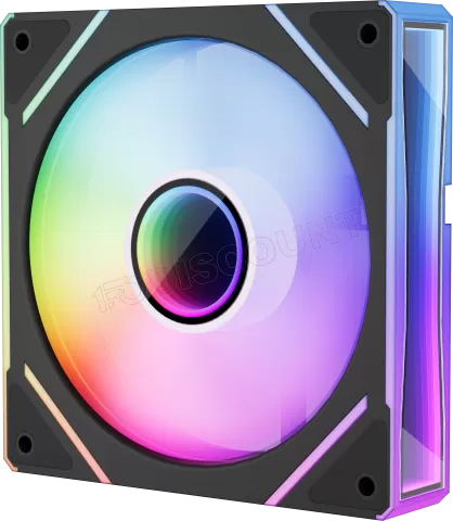 Photo de Ventilateur boitier 1stPlayer FC7 RGB - 12cm (Noir)