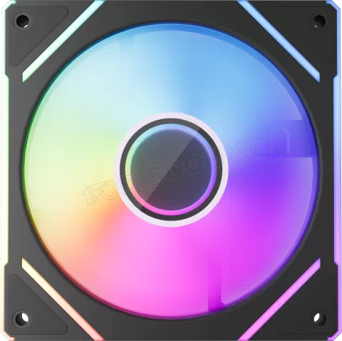 Photo de Ventilateur boitier 1stPlayer FC7 RGB - 12cm (Noir)