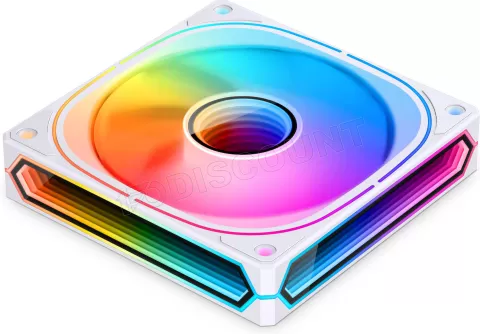 Photo de Ventilateur boitier Jonsbo FR-505 RGB - 12cm (Blanc)