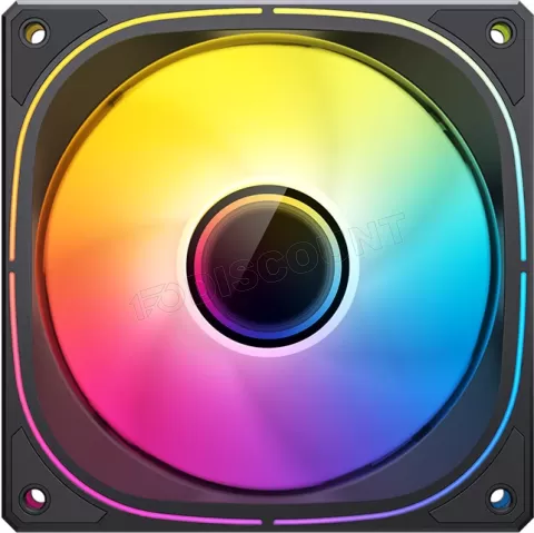 Photo de Ventilateur boitier Jonsbo FR-505B RGB - 12cm (Noir)
