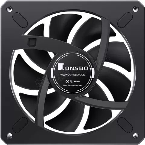 Photo de Ventilateur boitier Jonsbo XA-120 RGB - 12cm (Noir)