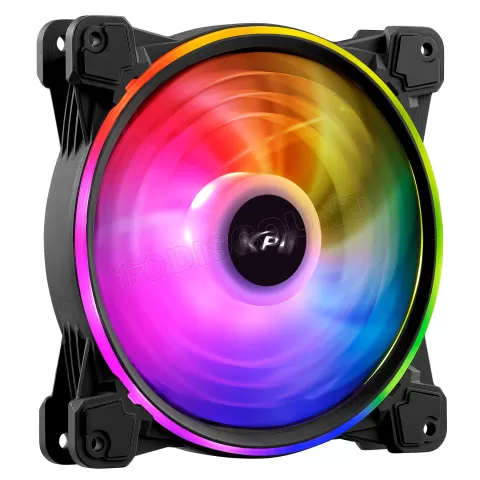 Photo de Ventilateur de boitier Adata XPG Hurricane RGB - 14cm (Noir)