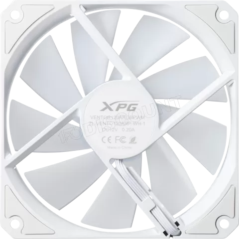 Photo de Ventilateur de boitier Adata XPG Vento R RGB - 12cm (Blanc)