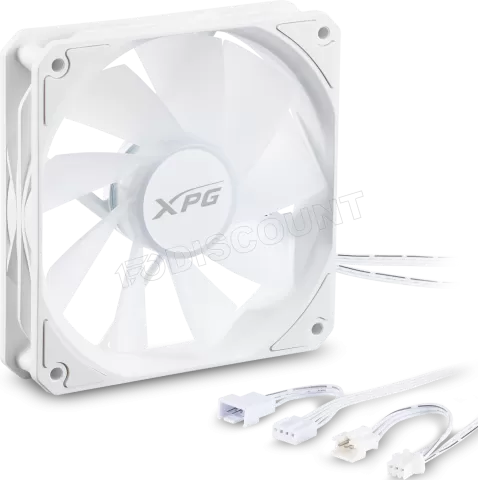 Photo de Ventilateur de boitier Adata XPG Vento R RGB - 12cm (Blanc)