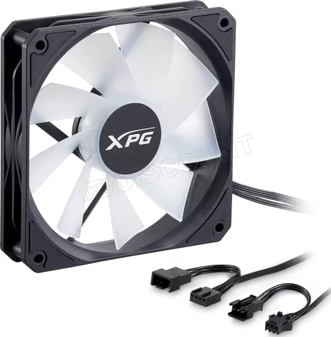 Photo de Ventilateur de boitier Adata XPG Vento R RGB - 12cm (Noir)