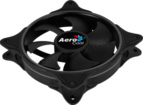 Photo de Ventilateur de boitier AeroCool Eclipse 12 RGB 12cm Noir)