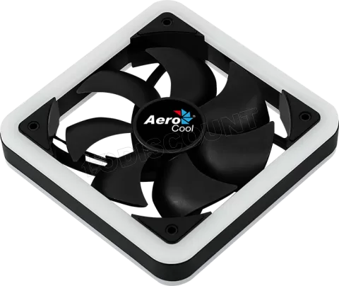 Photo de Ventilateur de boitier AeroCool Edge RGB 14cm (Noir)