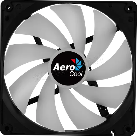 Photo de Ventilateur de boitier Aerocool Frost 14 RGB 14cm (Noir)