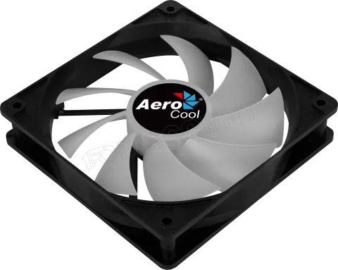 Photo de Ventilateur de boitier Aerocool Frost PWM RGB 12cm (Noir)