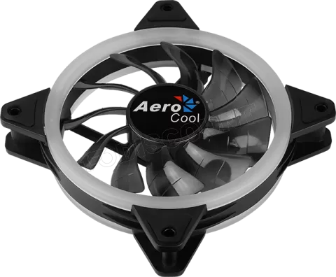 Photo de Ventilateur de boitier AeroCool Rev RGB 12cm (Noir)