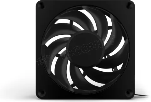 Photo de Ventilateur de boitier Alphacool Apex Stealth Metal - 12cm (Noir)