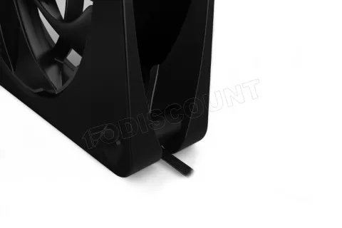 Photo de Ventilateur de boitier Alphacool Apex Stealth Metal - 12cm (Noir)