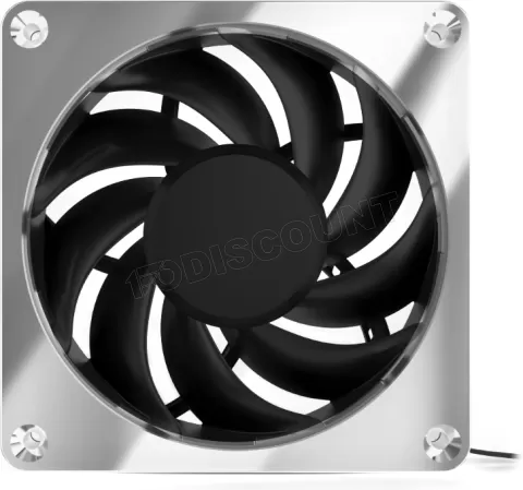 Photo de Ventilateur de boitier Alphacool Apex Stealth Metal Power - 12cm (Argent)