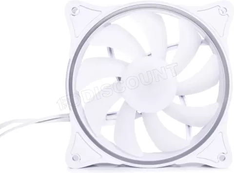 Photo de Ventilateur de boitier Alphacool Rise Aurora RGB - 12cm (Blanc)