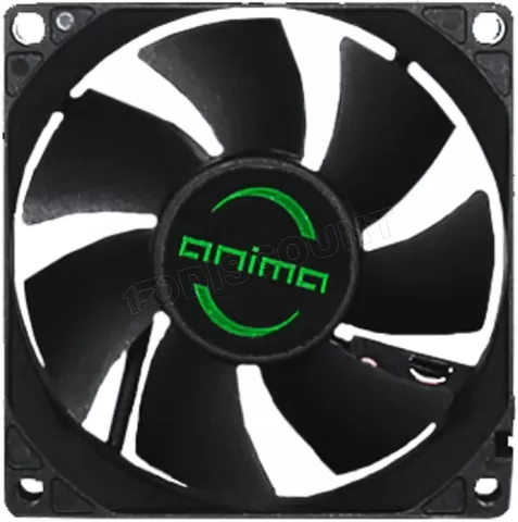 Photo de Ventilateur de boitier Anima AF8 - 8cm (Noir)