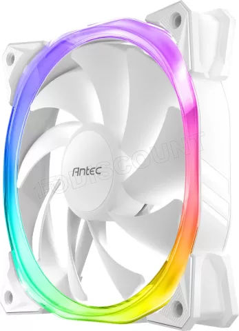 Photo de Ventilateur de boitier Antec Fusion aRGB - 12cm (Blanc)