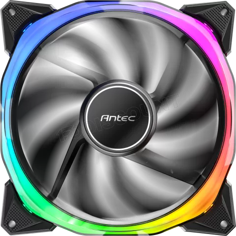 Photo de Ventilateur de boitier Antec Fusion T3 RGB - 14cm (Noir)