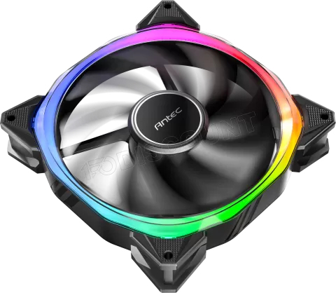 Photo de Ventilateur de boitier Antec Fusion T3 RGB - 14cm (Noir)