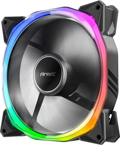 Photo de Ventilateur de boitier Antec Fusion T3 RGB - 14cm (Noir)