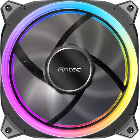 Photo de Ventilateur de boitier Antec Neo Prizm T3 RGB - 12cm (Noir)