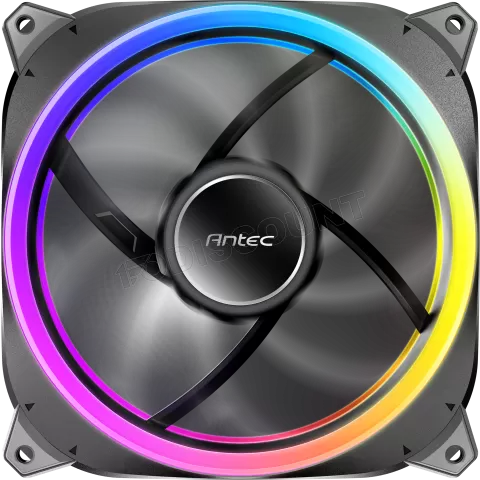 Photo de Ventilateur de boitier Antec Neo Prizm T3 RGB - 14cm (Noir)