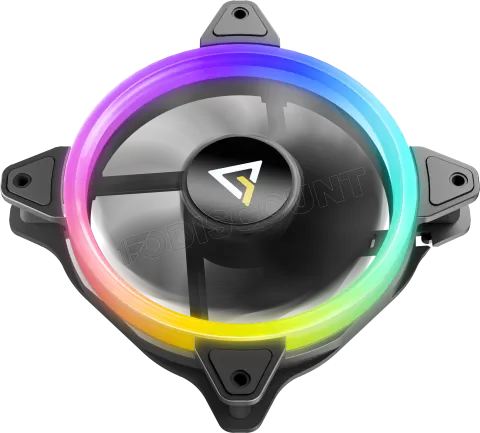 Photo de Ventilateur de boitier Antec Neon RGB - 12cm (Noir)